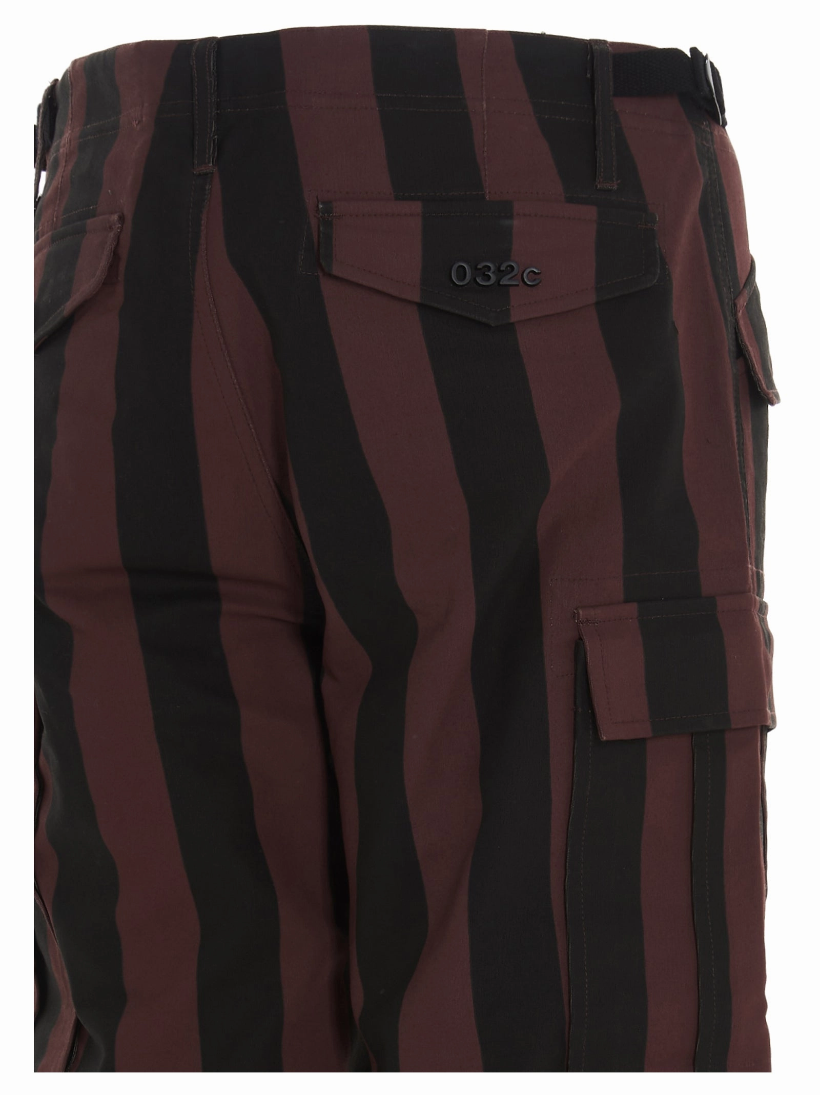 032c Striped Cargo Pants