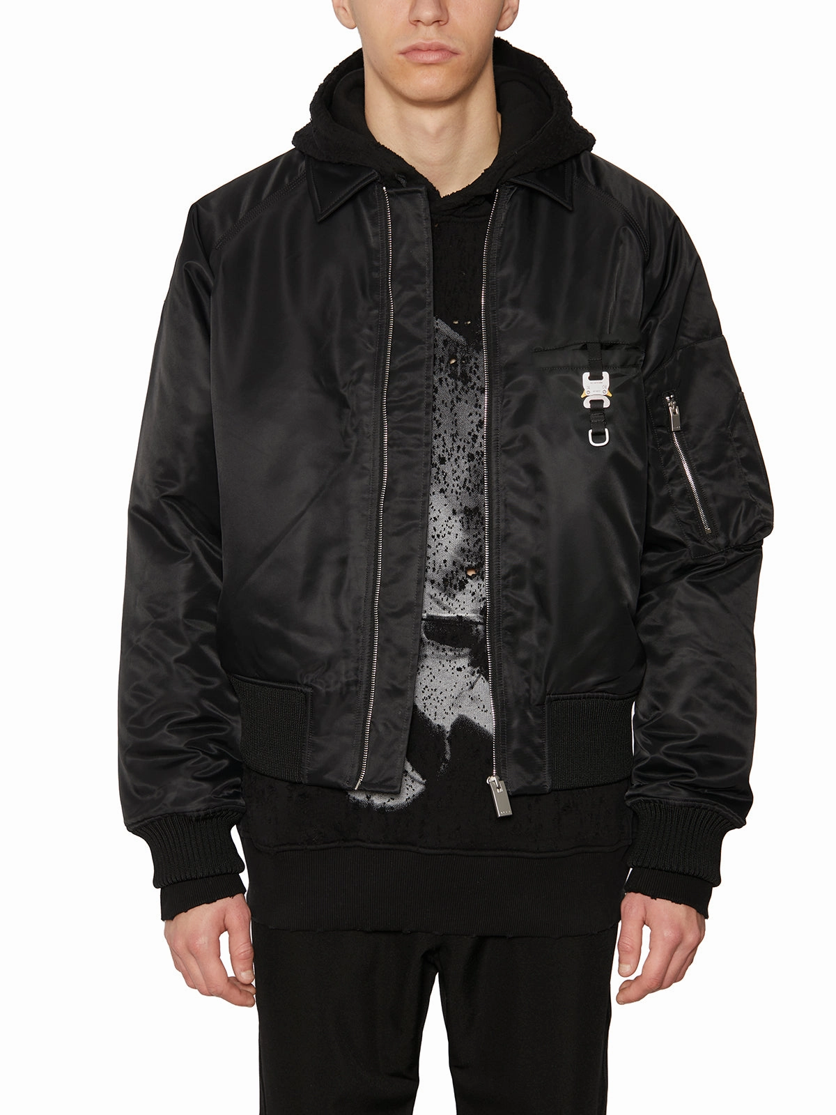 1017 ALYX 9SM Buckle Detail Bomber Jacket