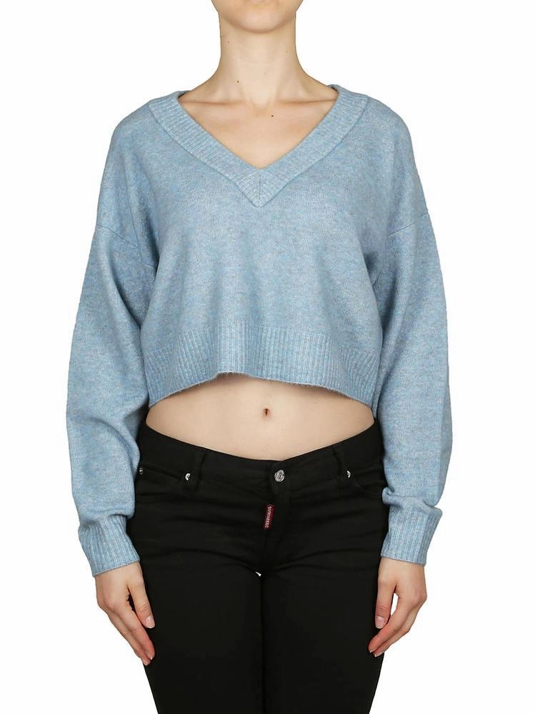 3.1 Phillip Lim Cropped V-Neck Jumper