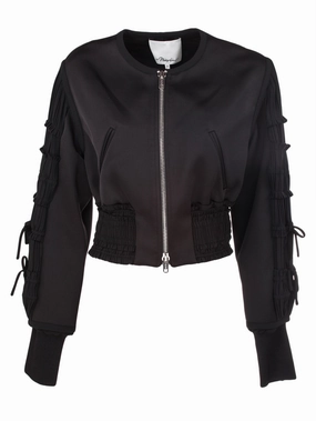 3.1 Phillip Lim Gathered Bomber Jacket