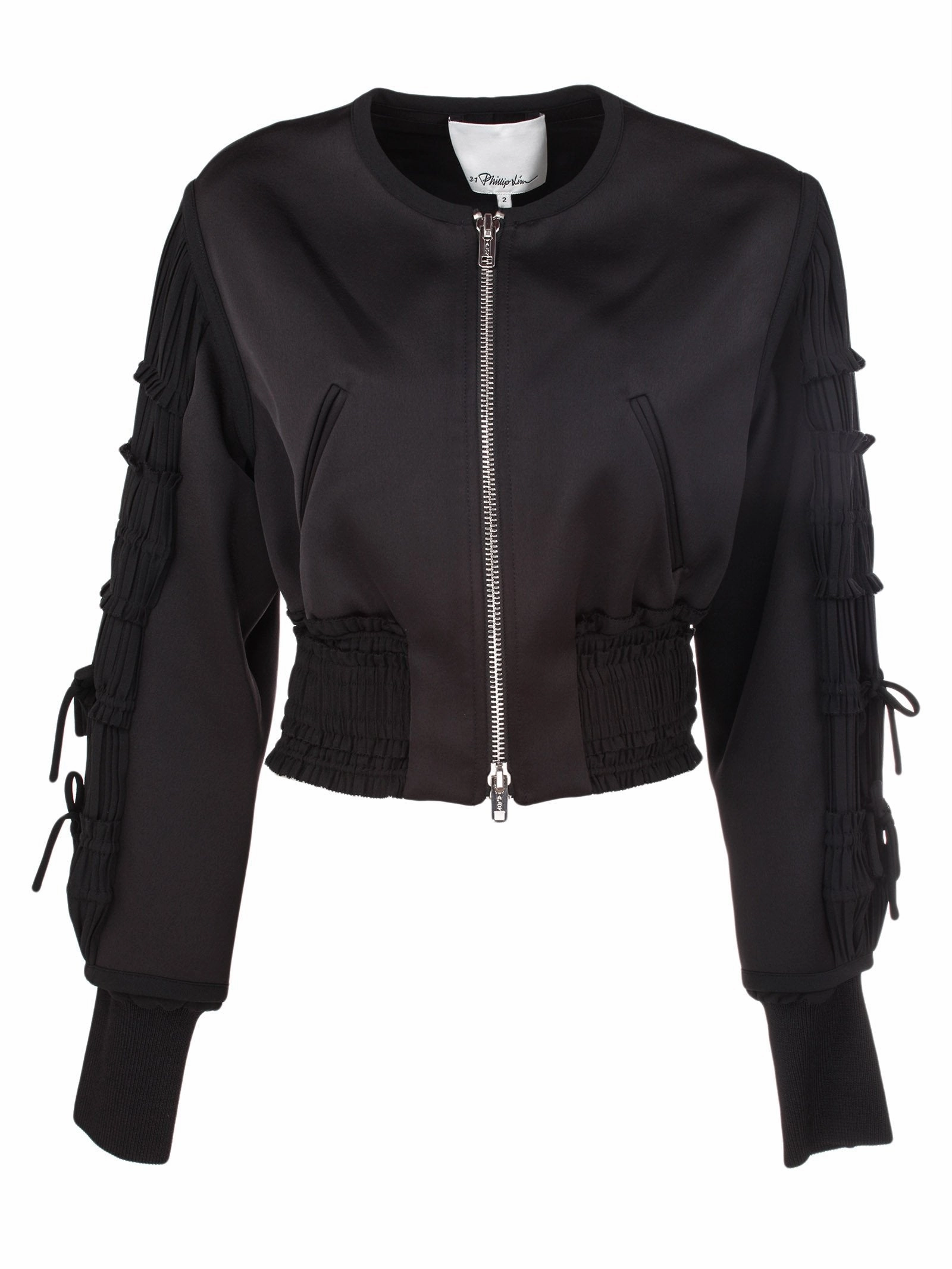 3.1 Phillip Lim Gathered Bomber Jacket