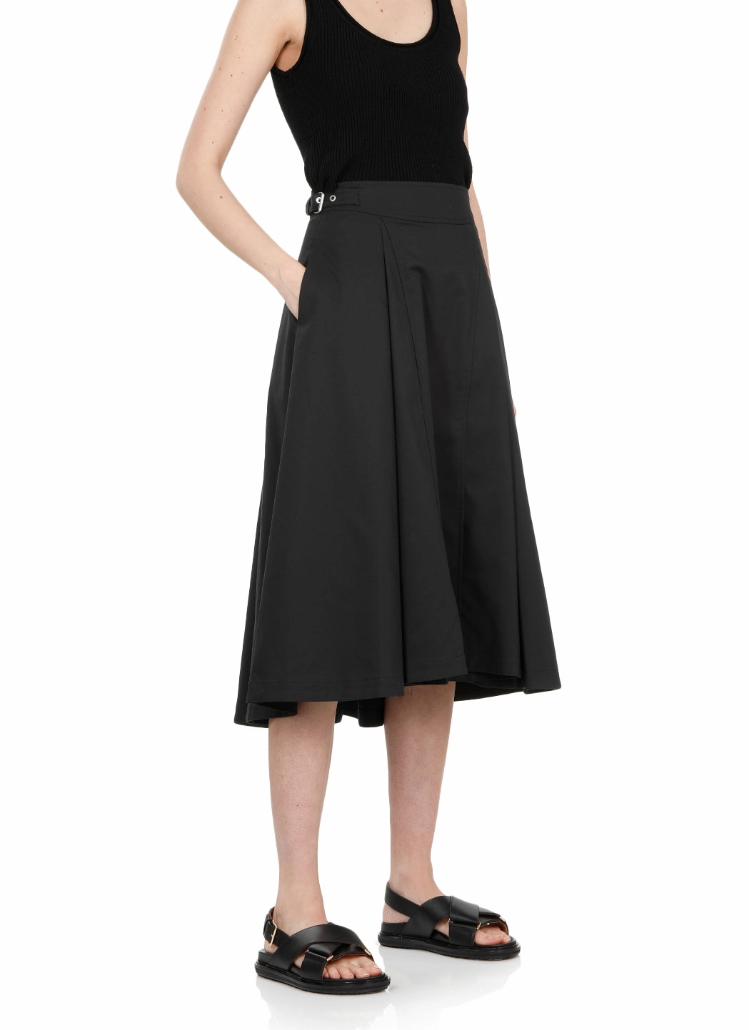 3.1 Phillip Lim High Waisted Midi Skirt