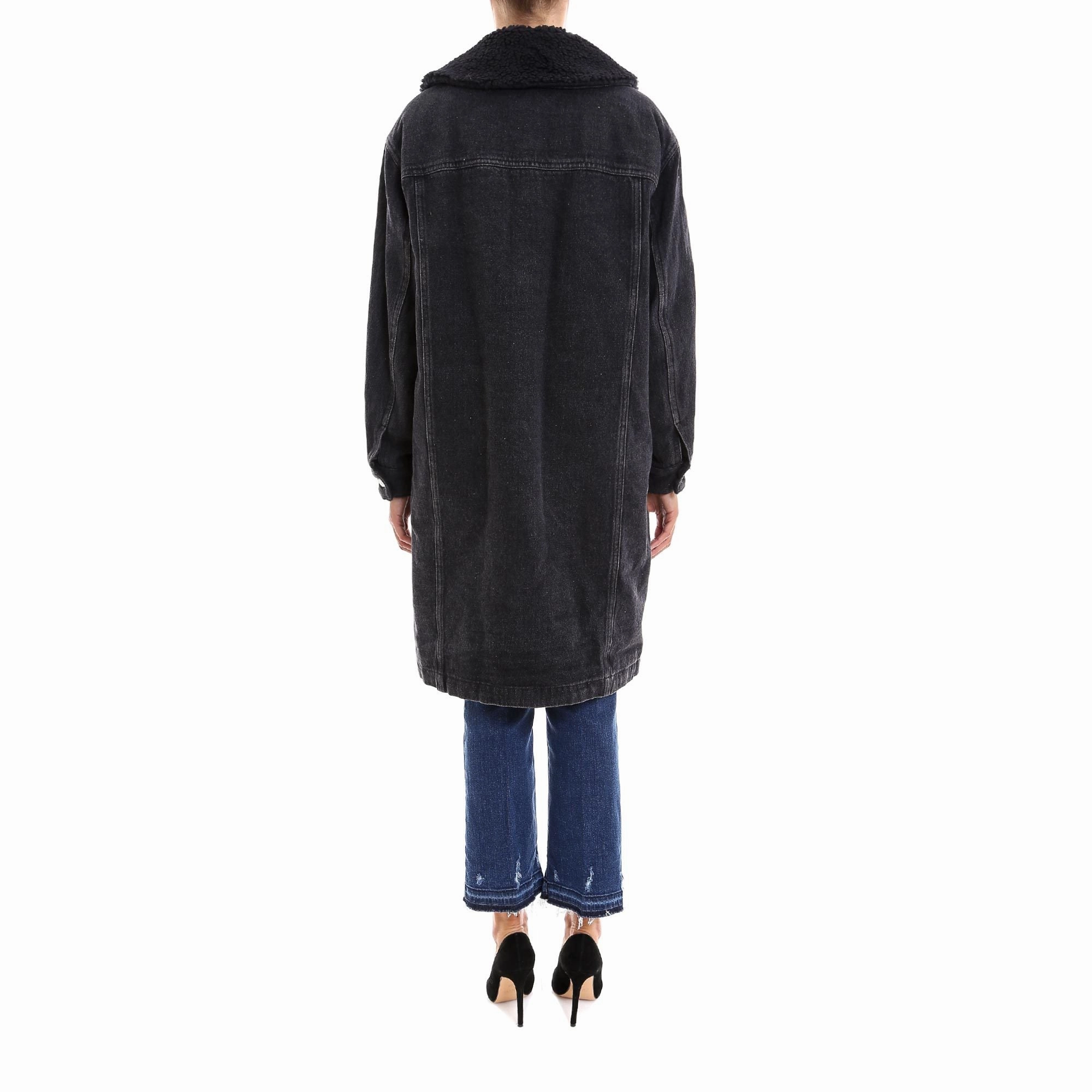 3.1 Phillip Lim Shearling Denim Coat