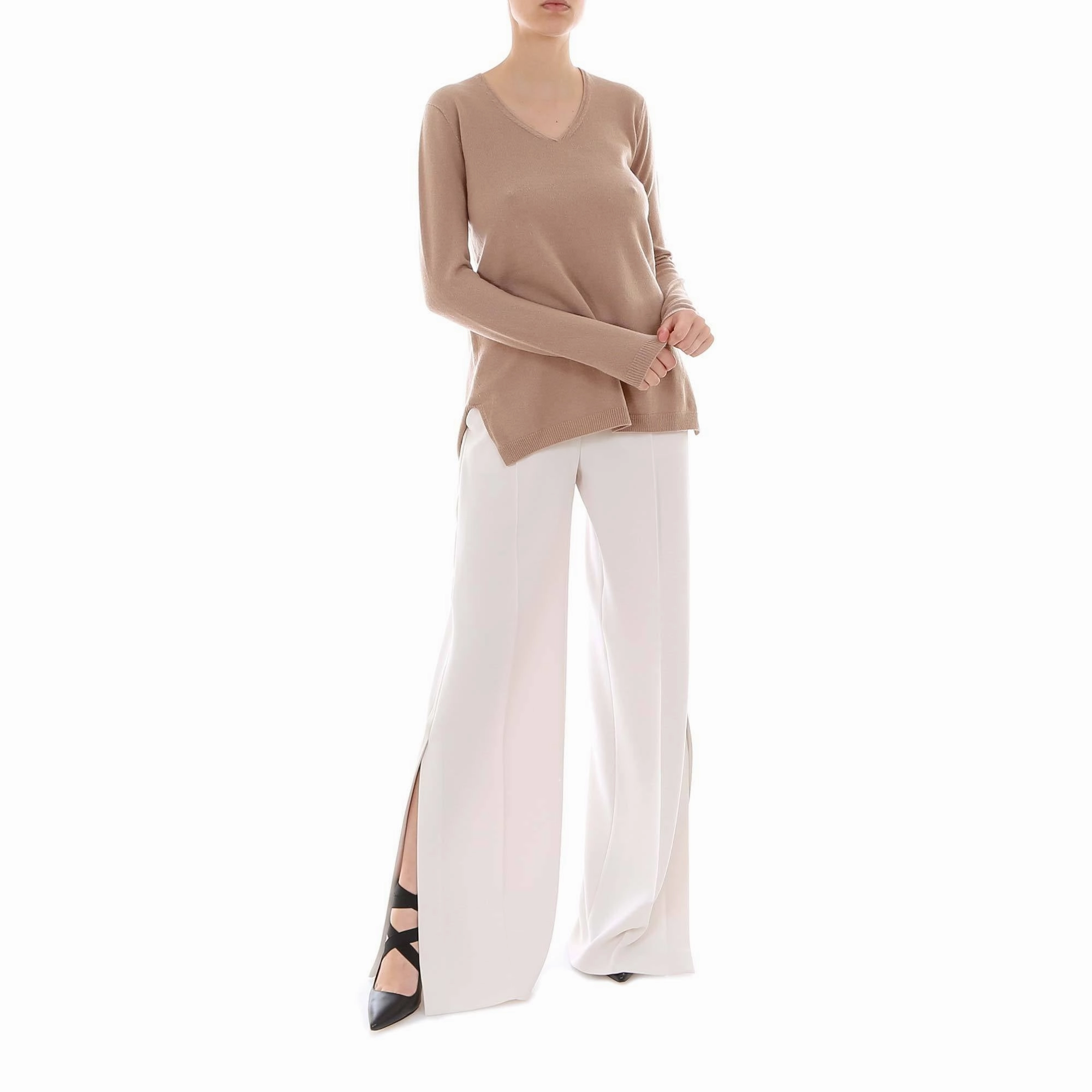 'S Max Mara Asymmetric V-Neck Pullover
