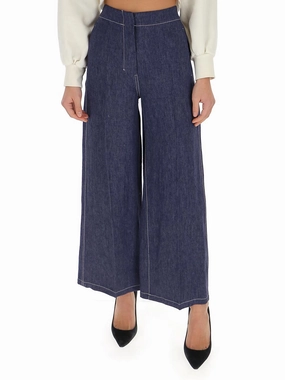 'S Max Mara Wide-Leg Denim Pants