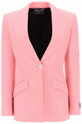 'Versace Women's Allover' Single-Breasted Jacket