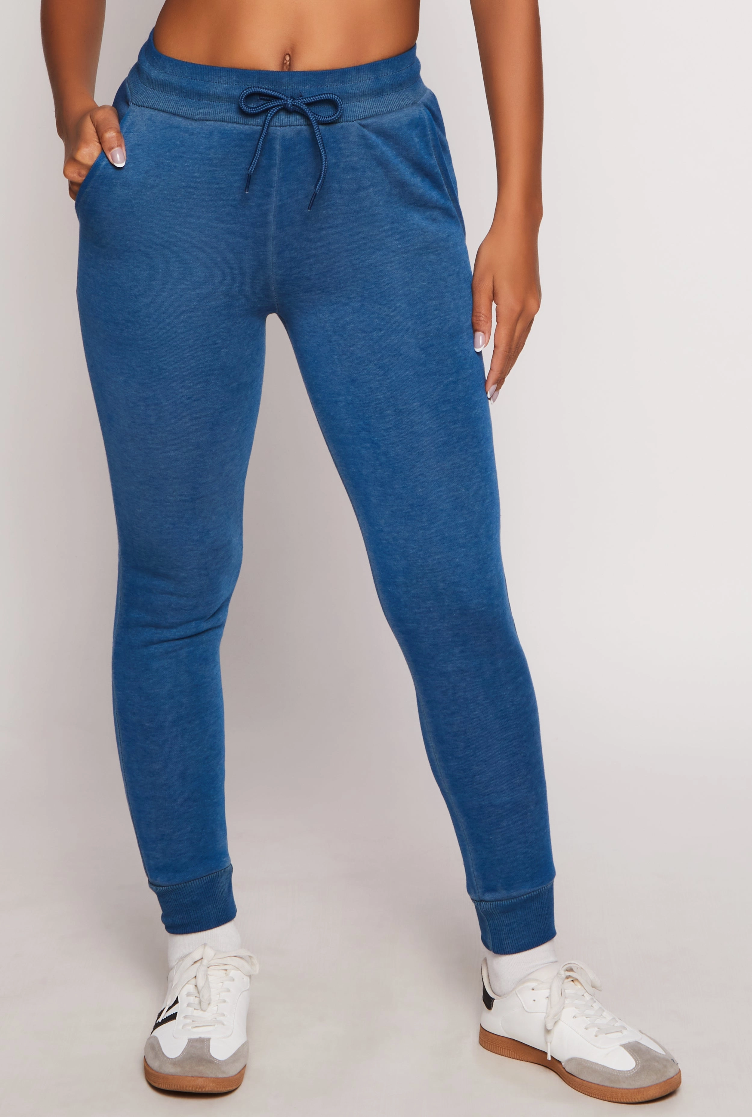 Acid Wash Drawstring Joggers
