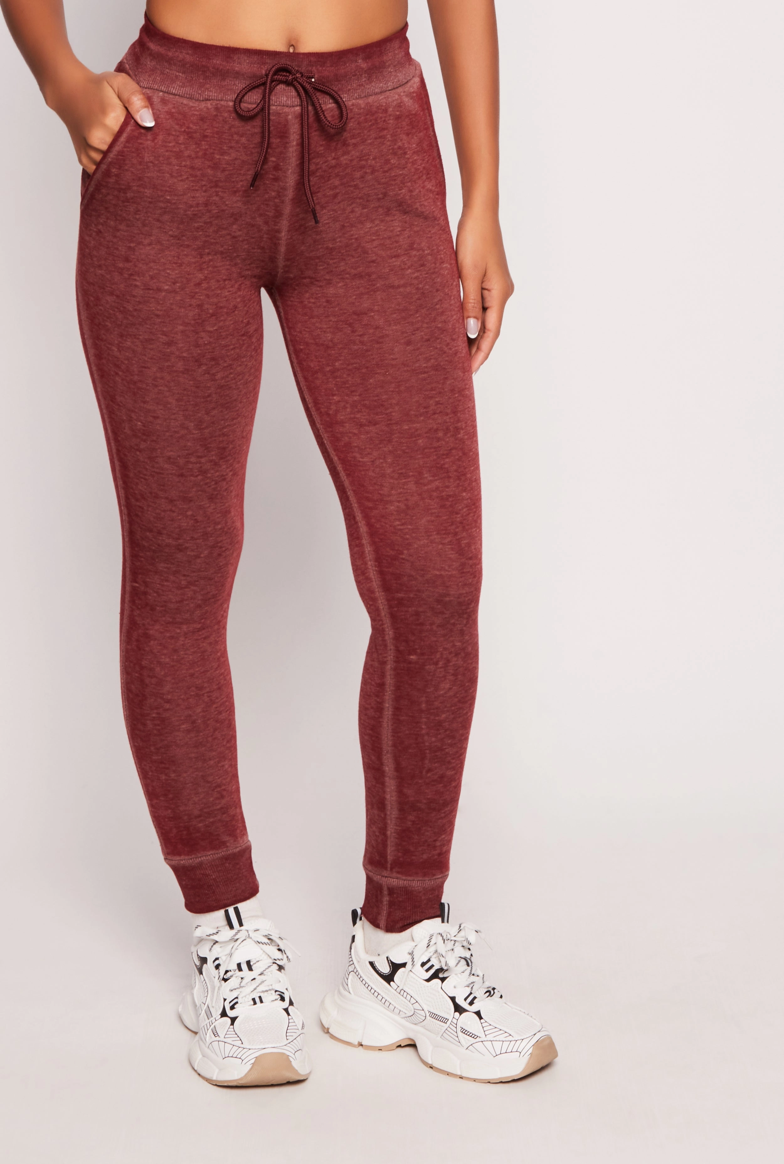Acid Wash Drawstring Joggers