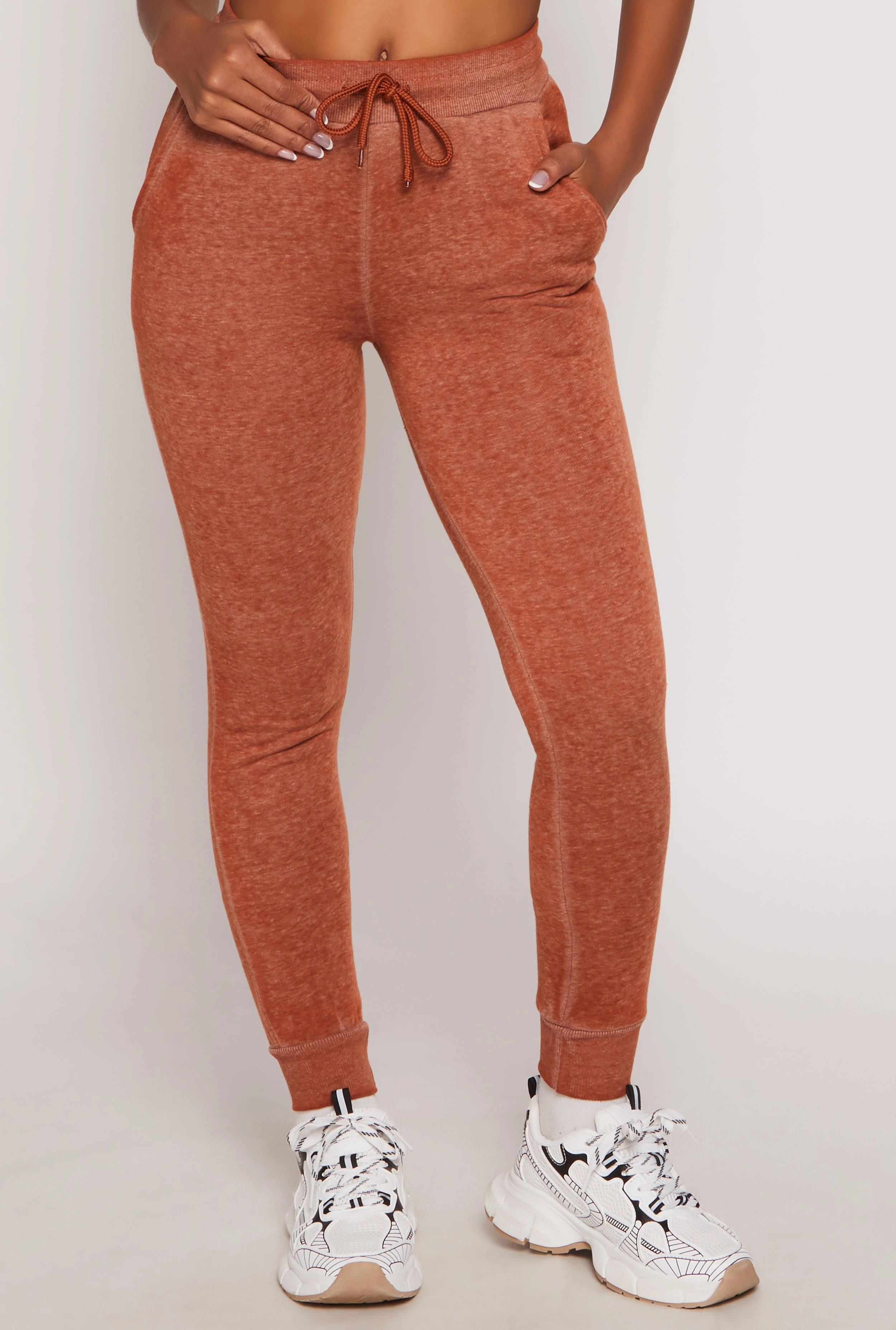 Acid Wash Drawstring Joggers