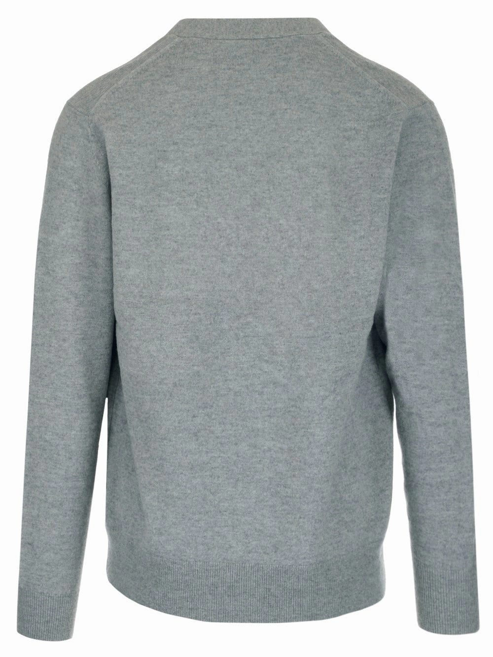 Acne Studios Logo Patch V-Neck Knit Cardigan