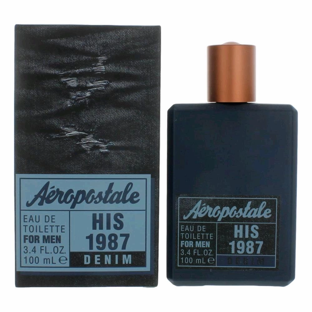 Aeropostale His 1987 Denim by Aeropostale, 3.4 oz Eau De Toilette Spray for Men