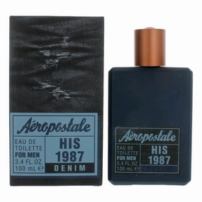 Aeropostale His 1987 Denim by Aeropostale, 3.4 oz Eau De Toilette Spray for Men