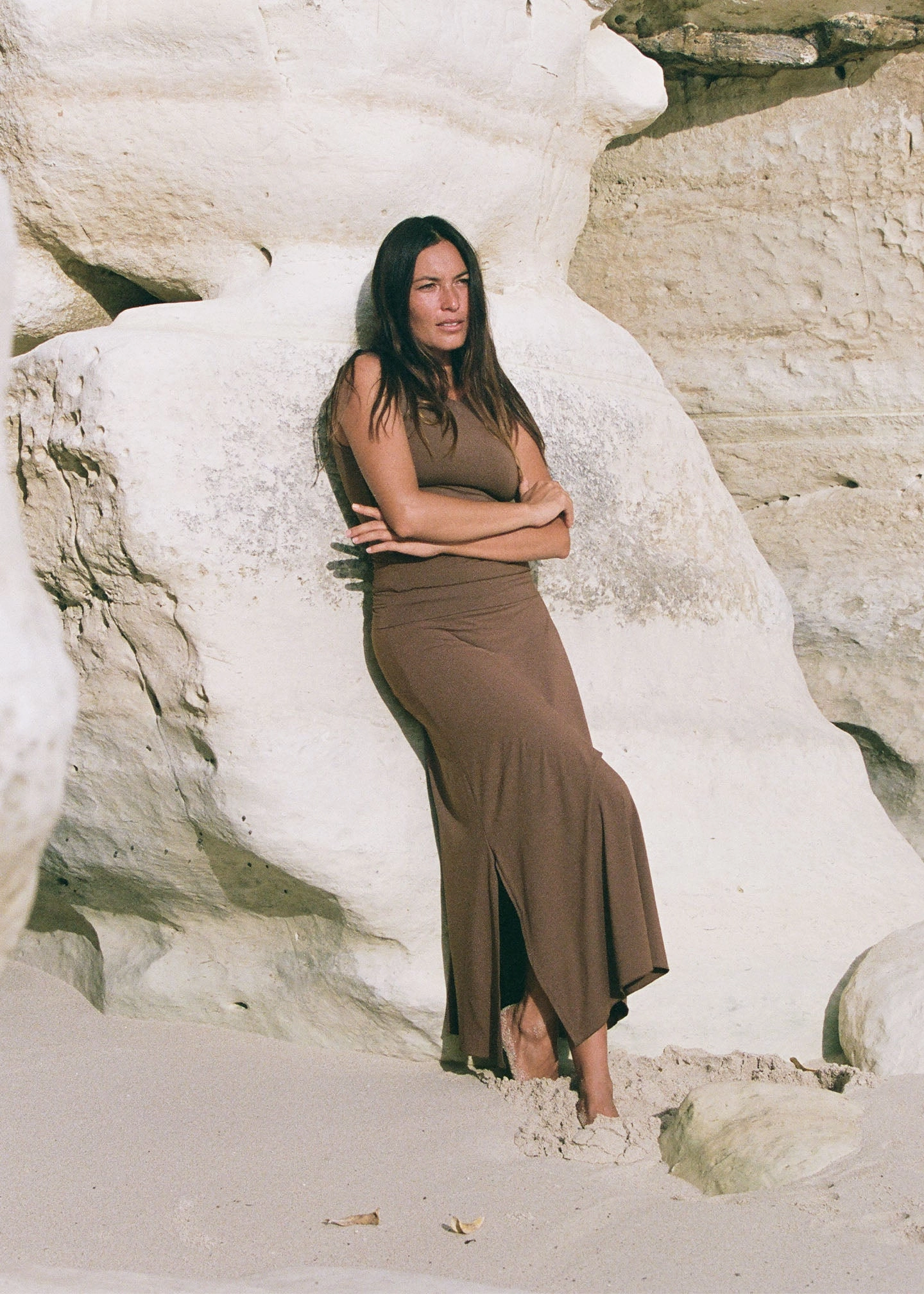 Agni Skirt Chocolate