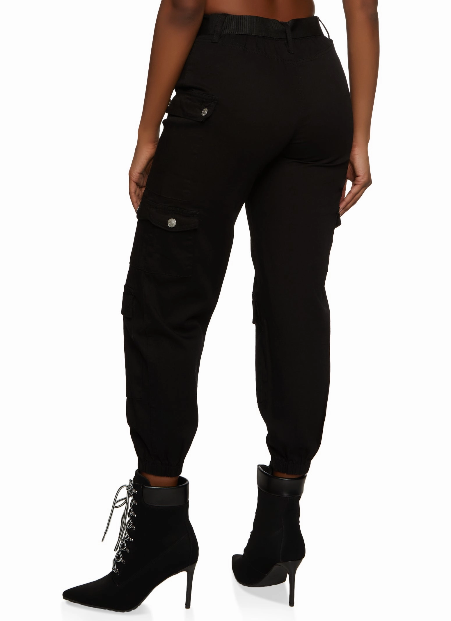 Almost Famous Belted Cargo Pocket Joggers