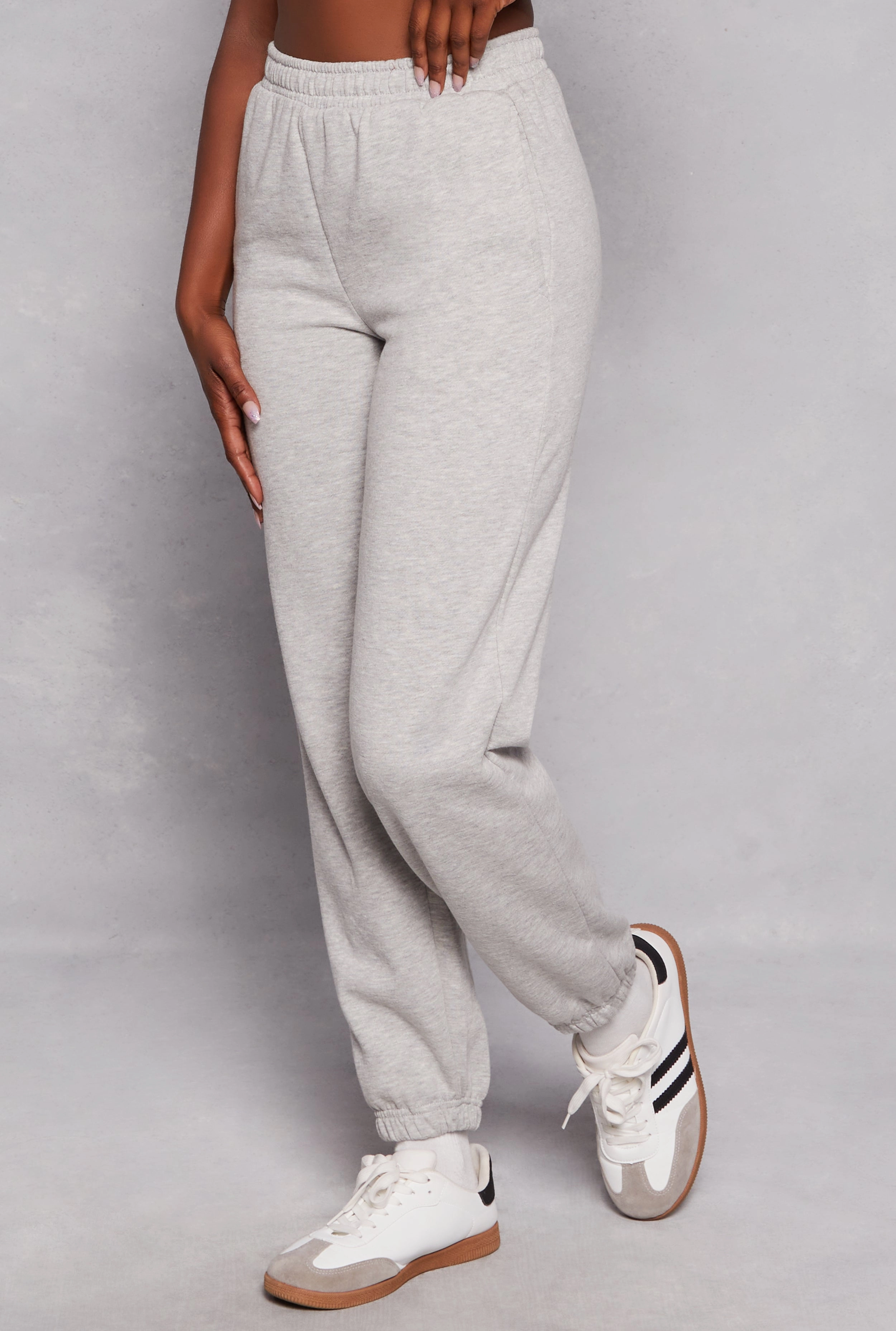 Almost Famous Fleece High Waisted Sweatpants