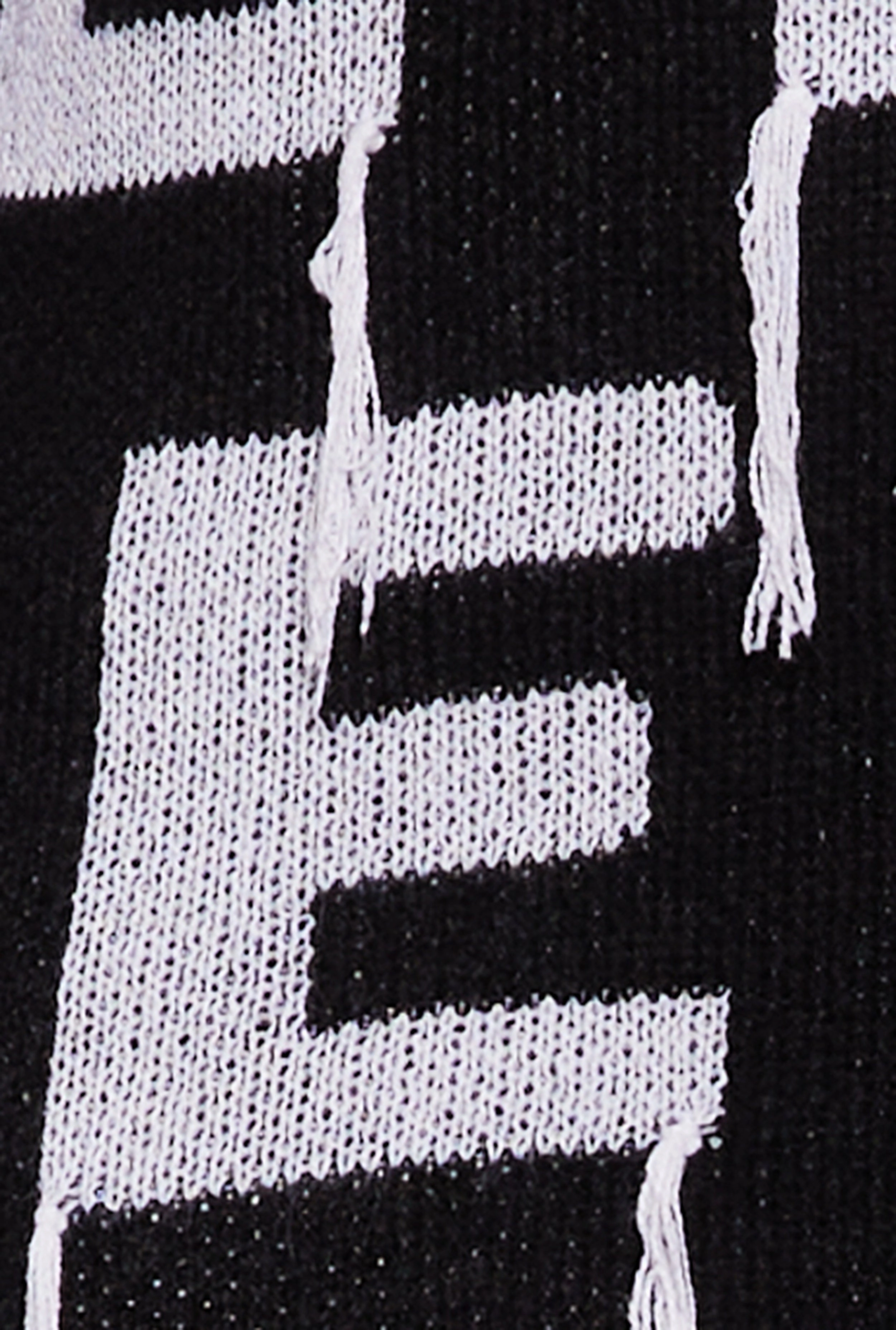 Alphabet Fringe Detail Button Front Cardigan