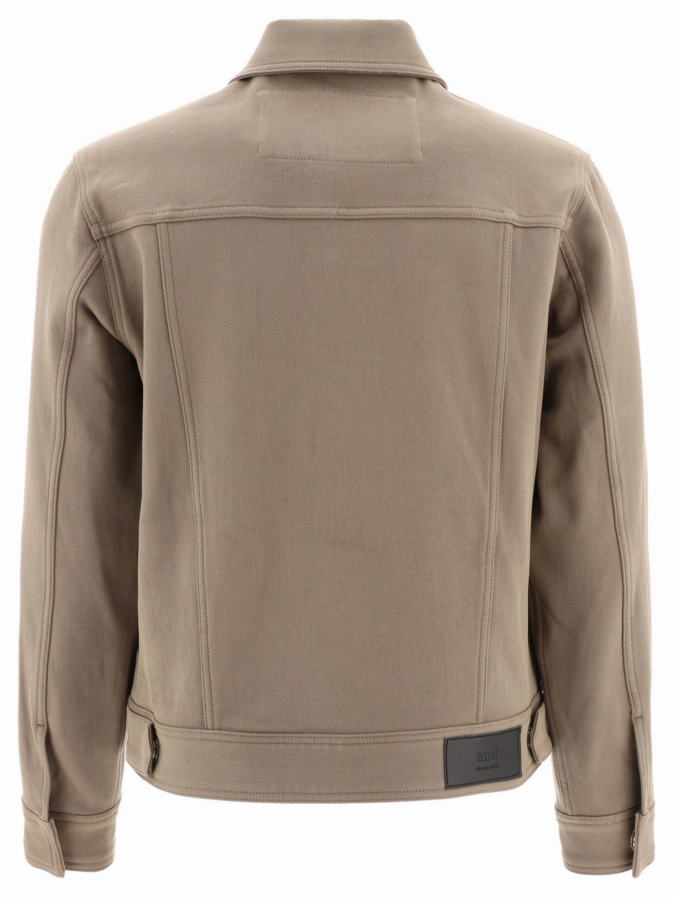 AMI Concealed Fastened Denim Jacket