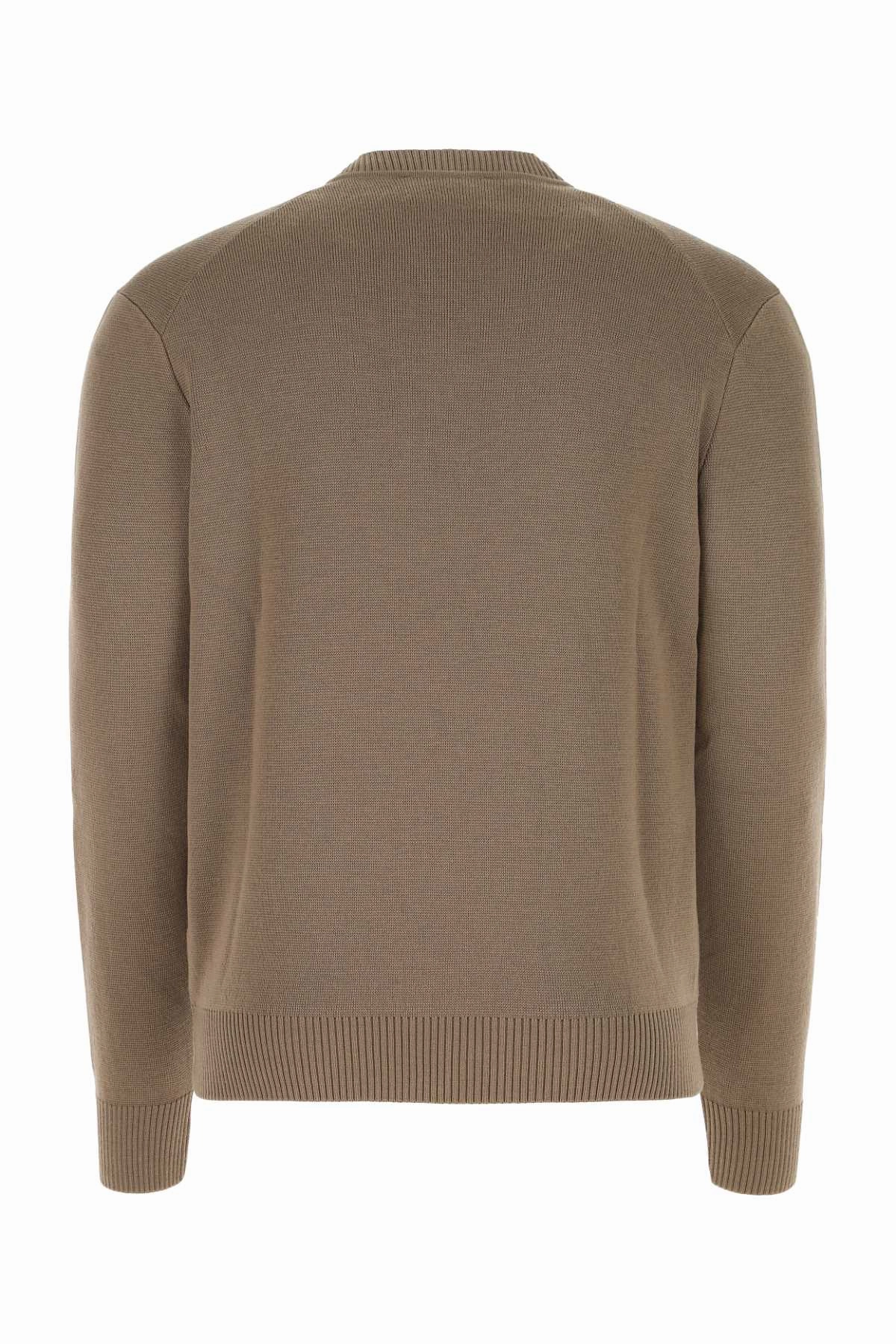 AMI Logo Embroidered V-Neck Knit Jumper