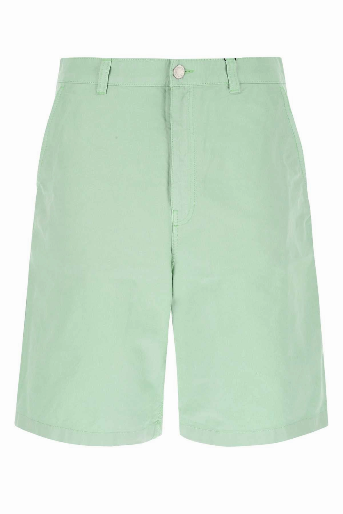 AMI Wide Leg Knee-Length Shorts
