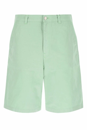 AMI Wide Leg Knee-Length Shorts