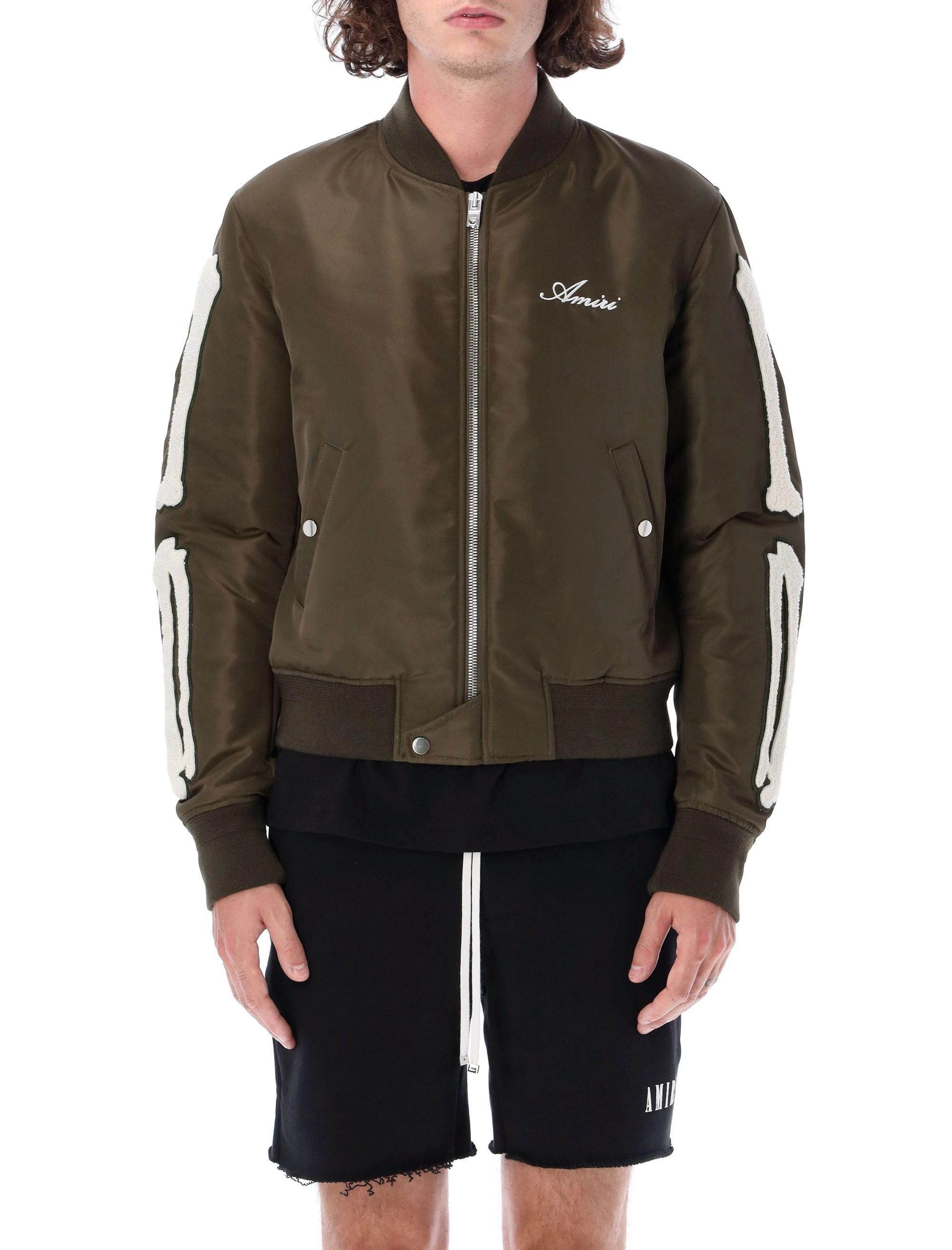 Amiri Skull Detailed Bomber Jacket