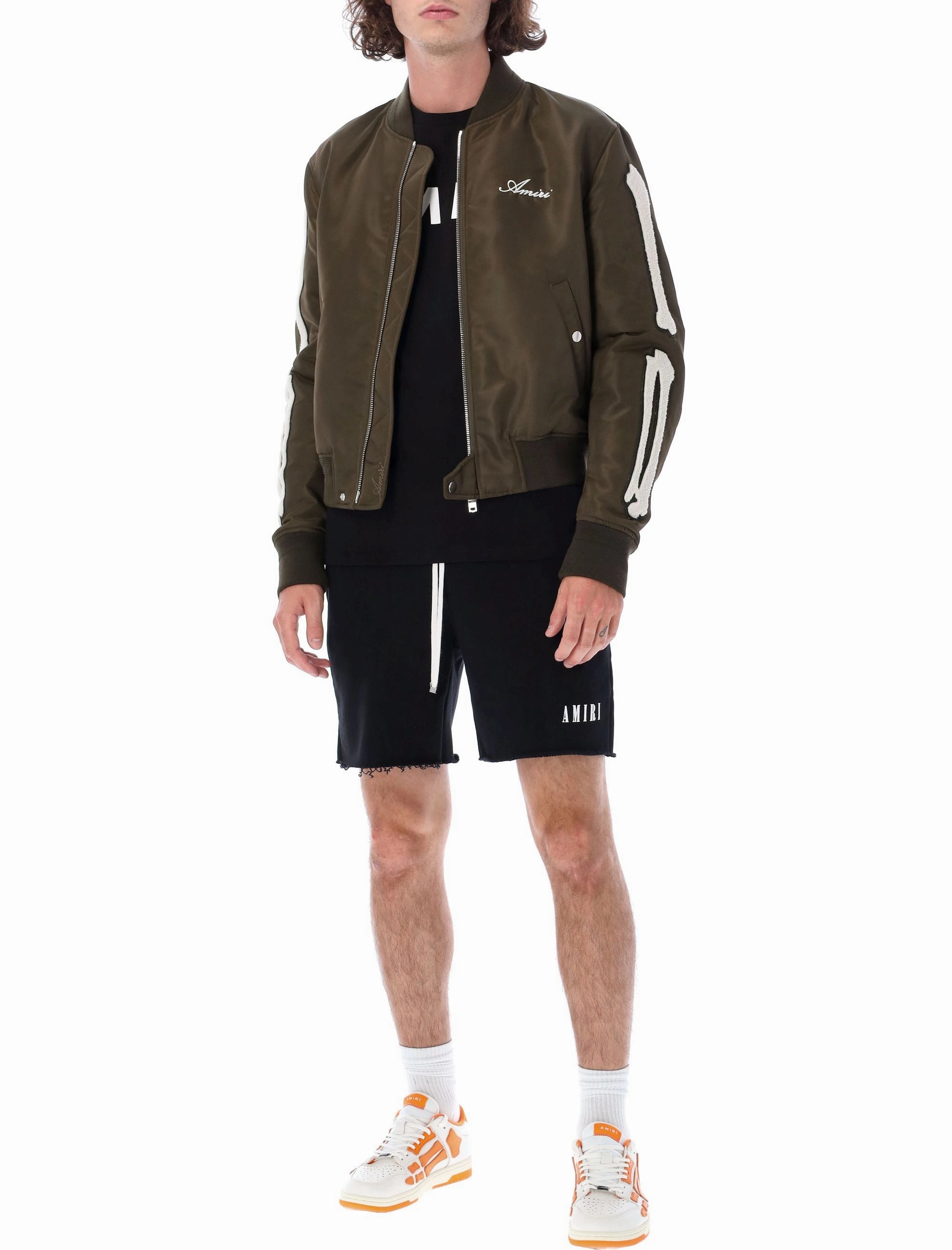 Amiri Skull Detailed Bomber Jacket