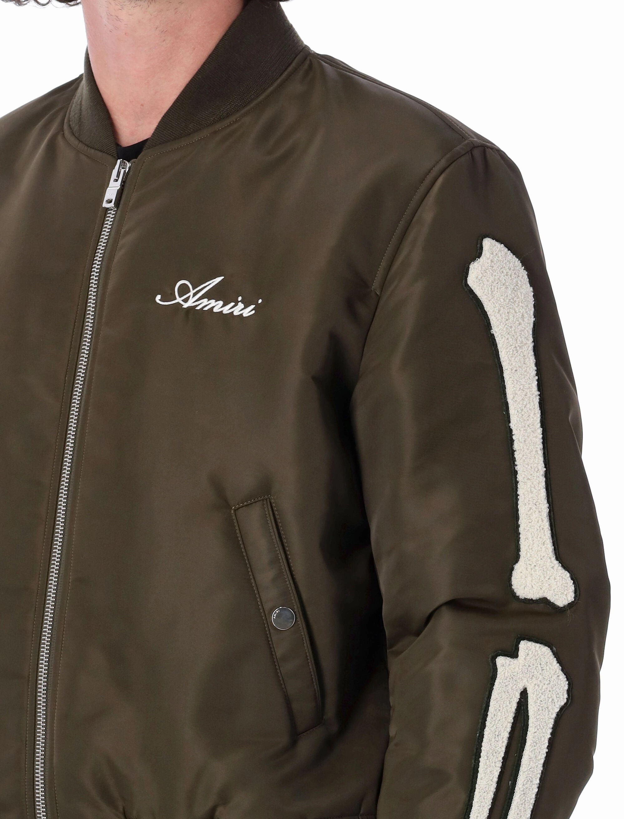 Amiri Skull Detailed Bomber Jacket