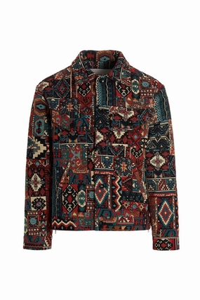 Andersson Bell Jacquard Button-Up Trucker Jacket