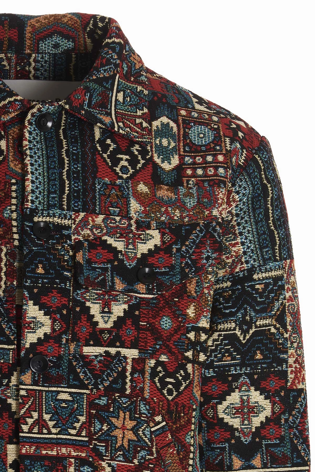 Andersson Bell Jacquard Button-Up Trucker Jacket