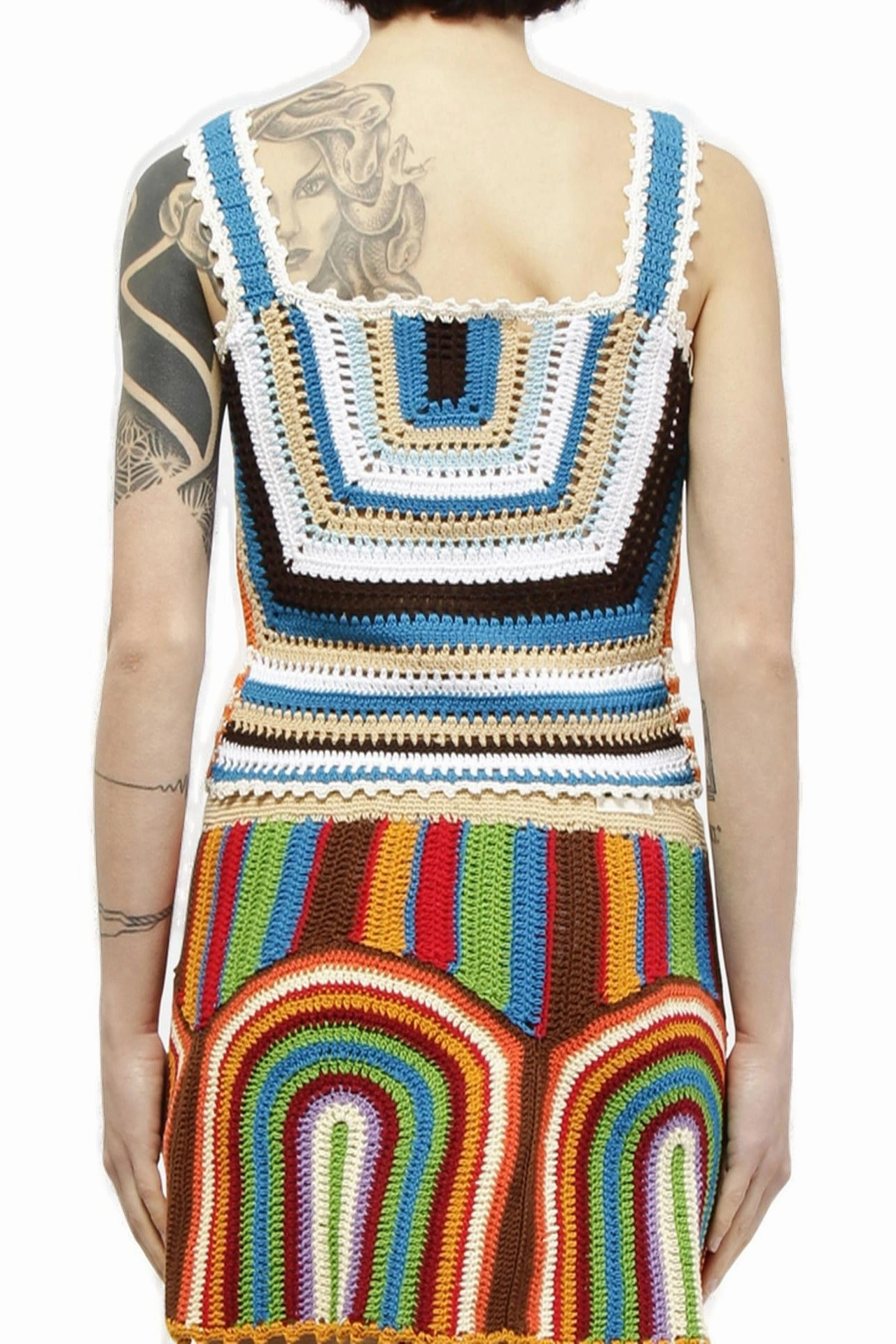 Andersson Bell Lover Riri Crochet Heart Knitted Tank Top