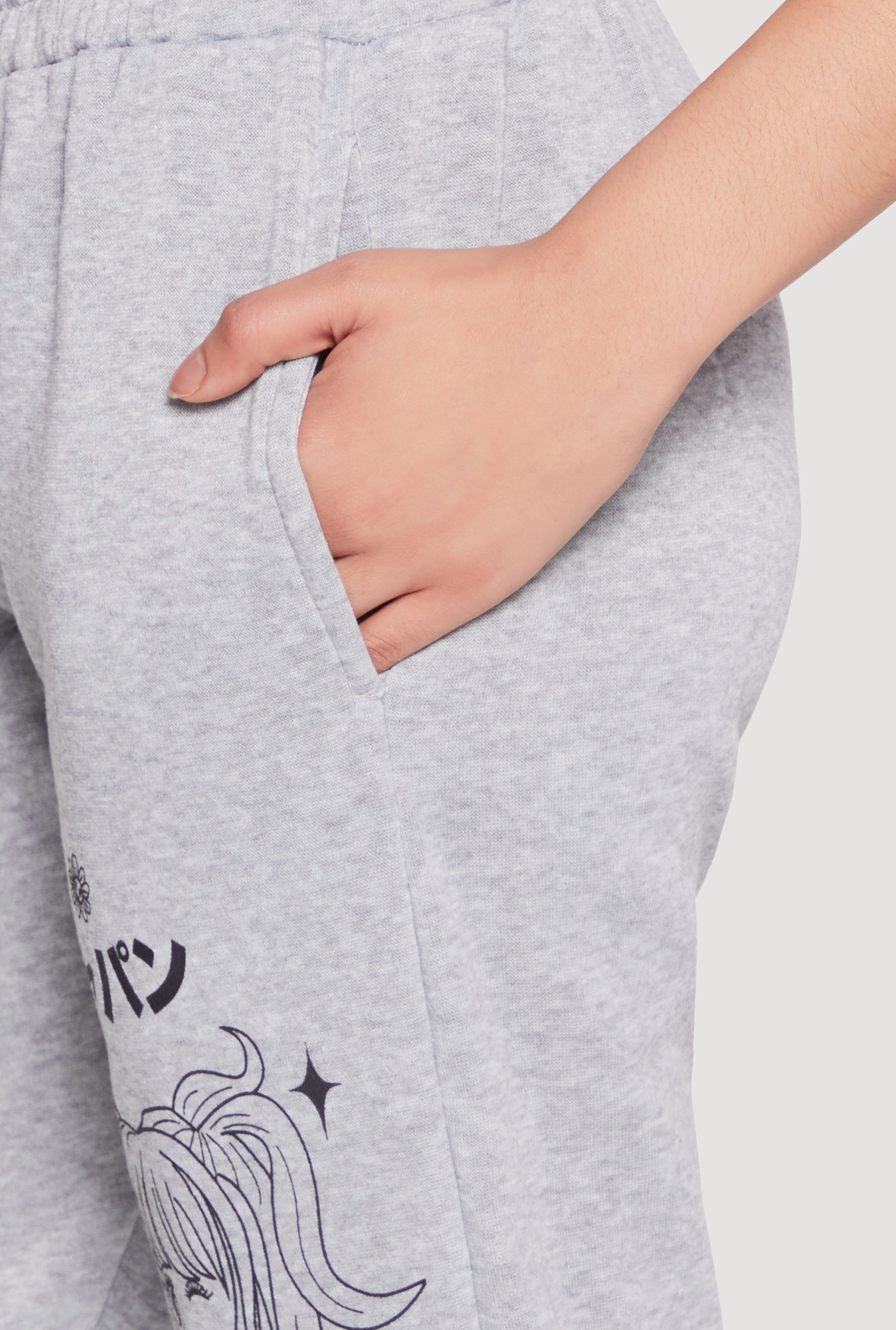 Anime Graphic Print Sweatpants