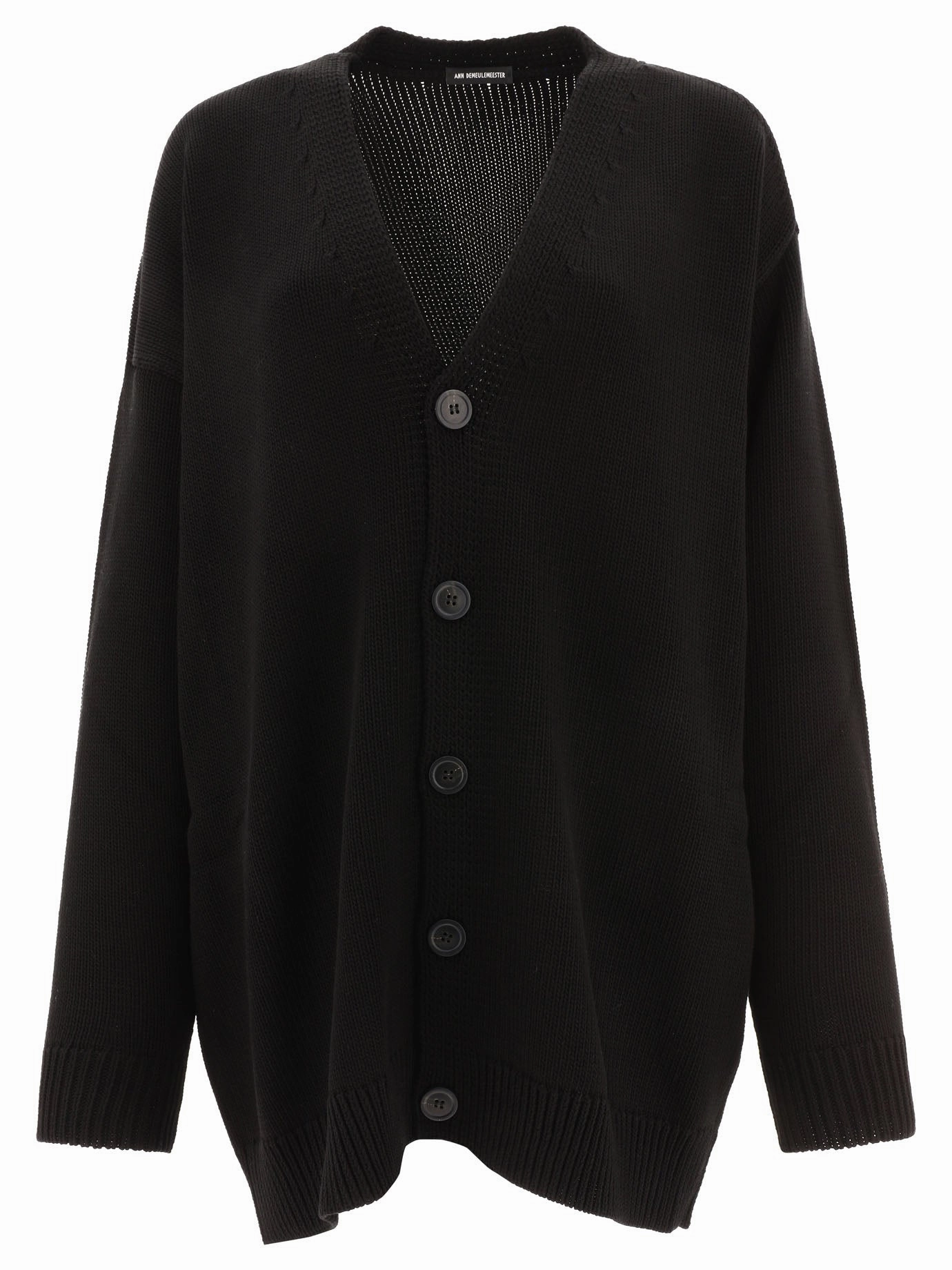 Ann Demeulemeester Asymmetric Button-Up Cardigan