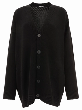 Ann Demeulemeester Asymmetric Button-Up Cardigan