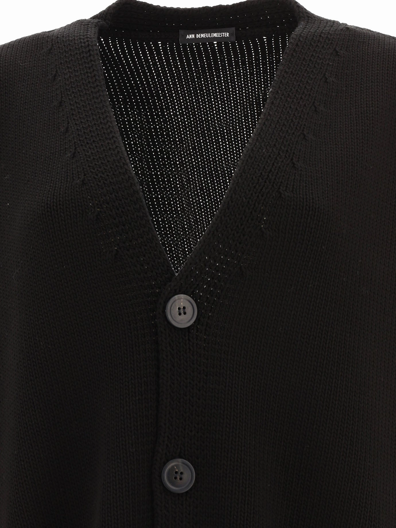Ann Demeulemeester Asymmetric Button-Up Cardigan
