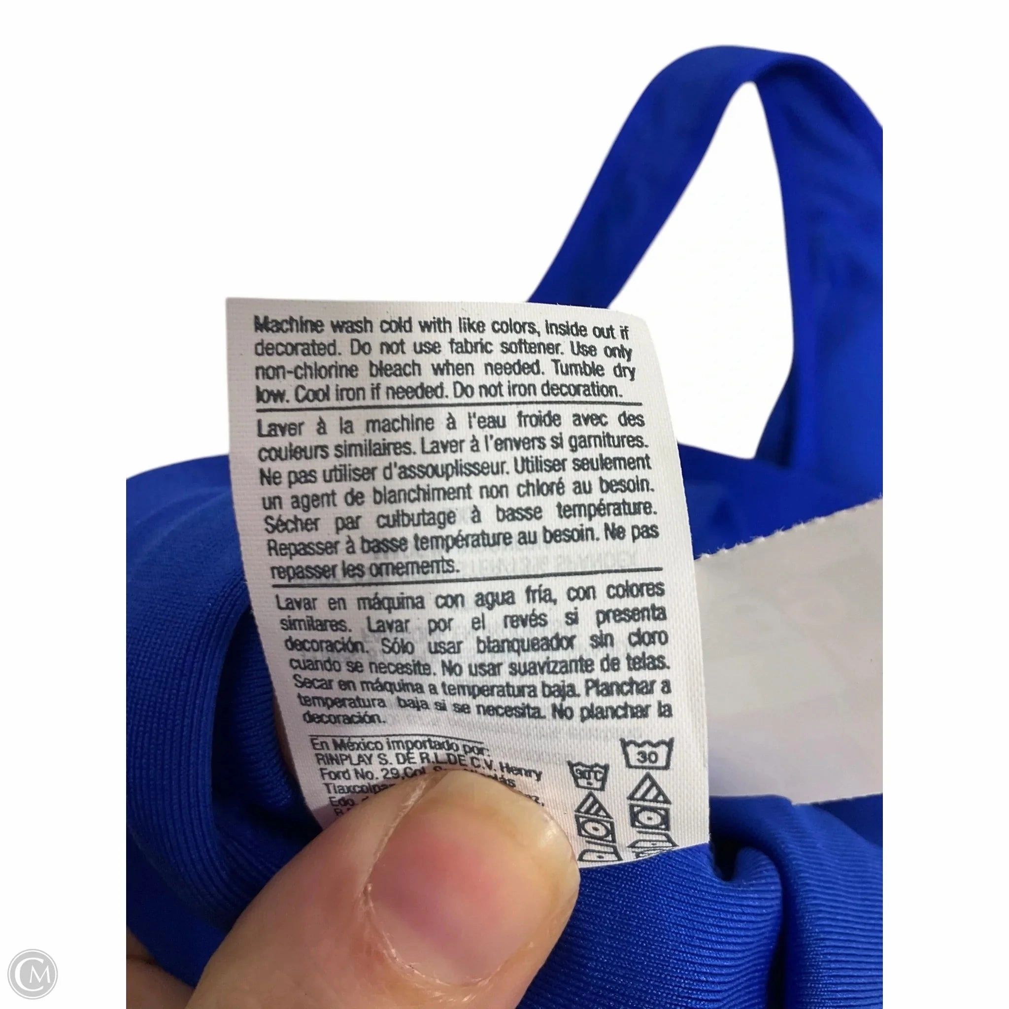 Athletic Bra By Champion In Blue. Size: 2x