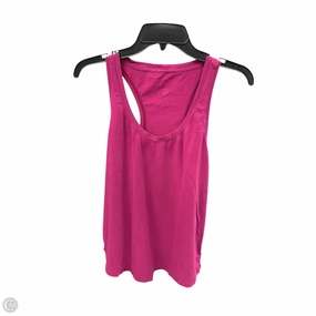 Athletic Tank Top By Lululemon In Pink, Size: M