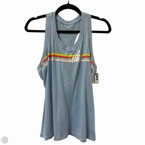 Athletic Tank Top By Nike In Blue, Size: M