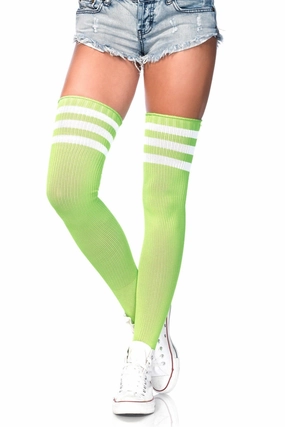Athletic Thigh High Stockings