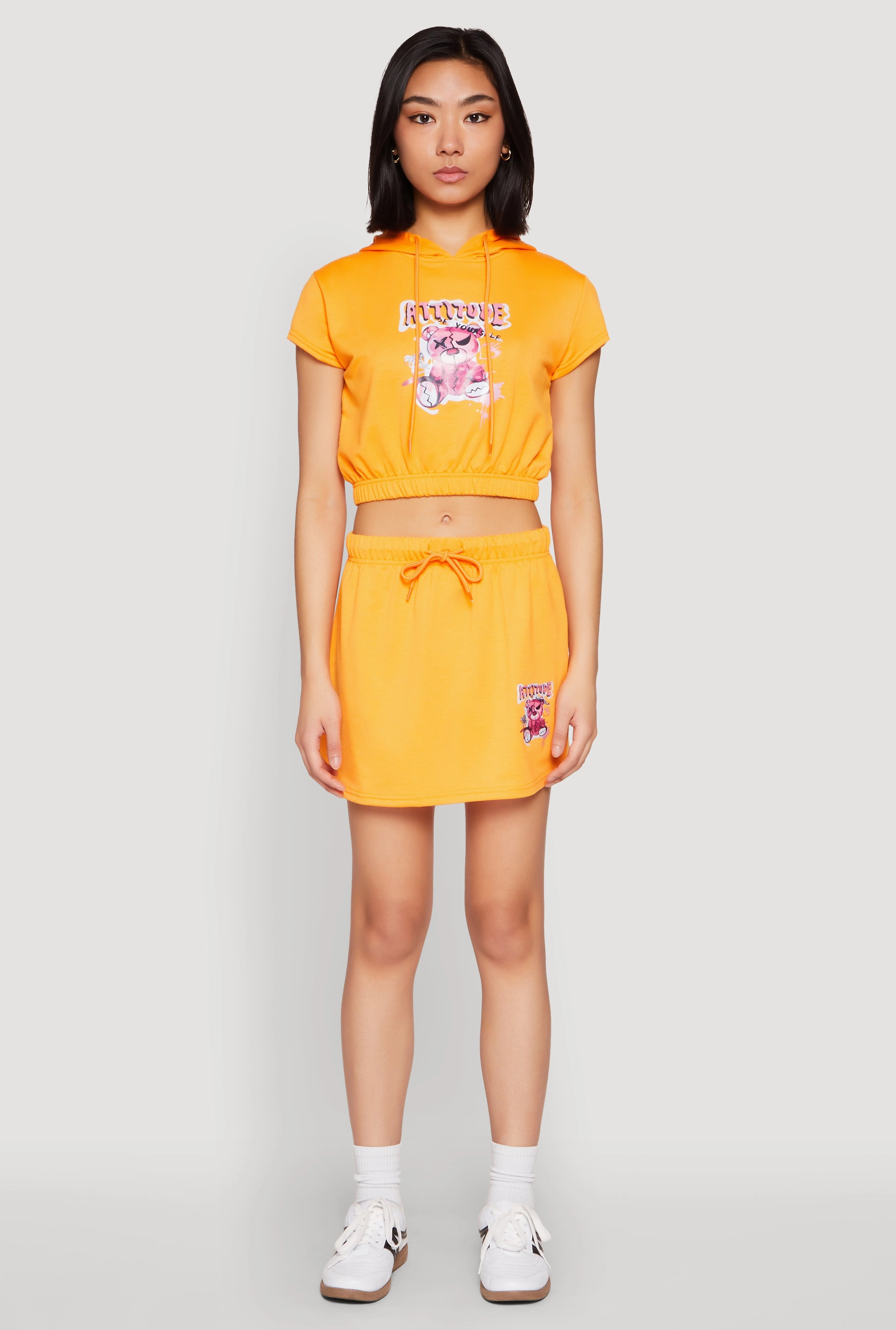 Attitude Be Yourself Mini Skirt