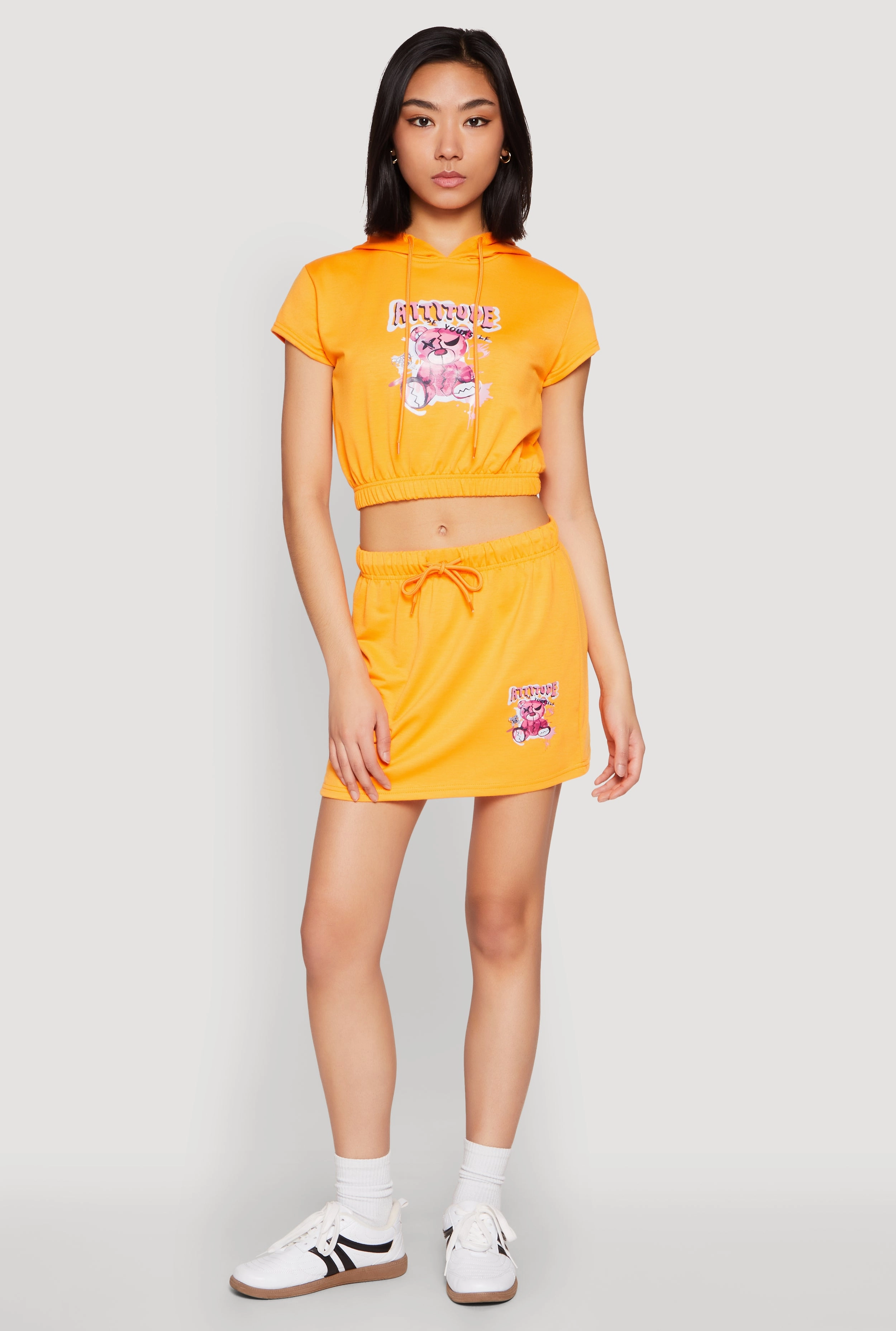 Attitude Be Yourself Mini Skirt