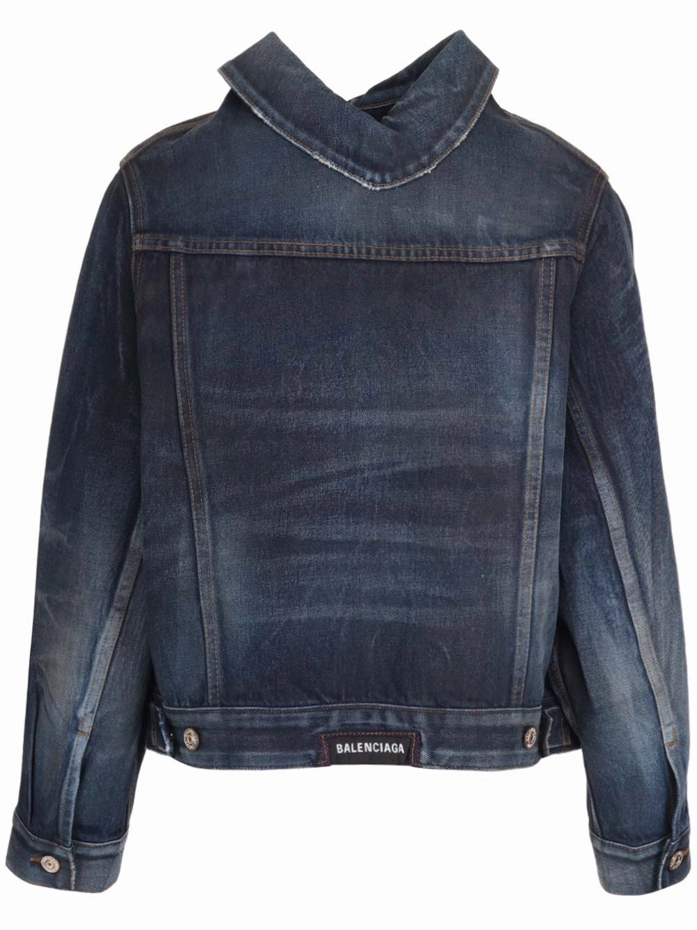 Balenciaga Button-Down Denim Jacket