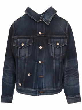 Balenciaga Button-Down Denim Jacket