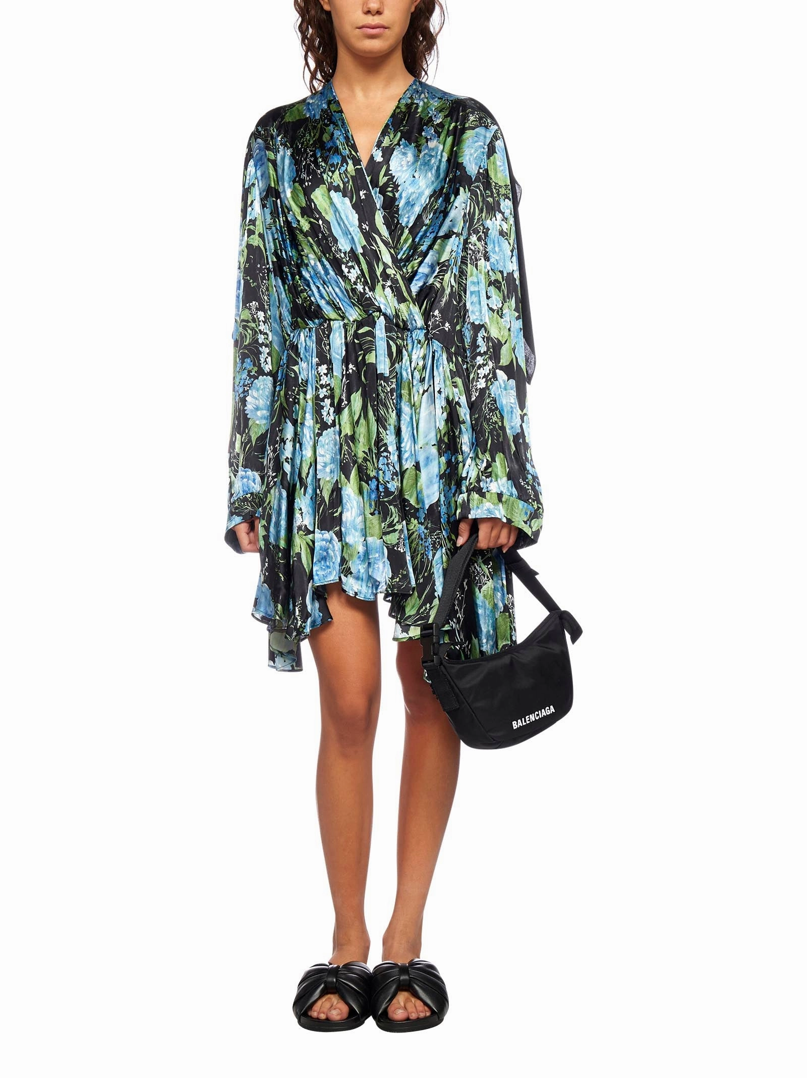 Balenciaga Floral Printed Dress