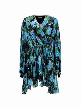 Balenciaga Floral Printed Dress