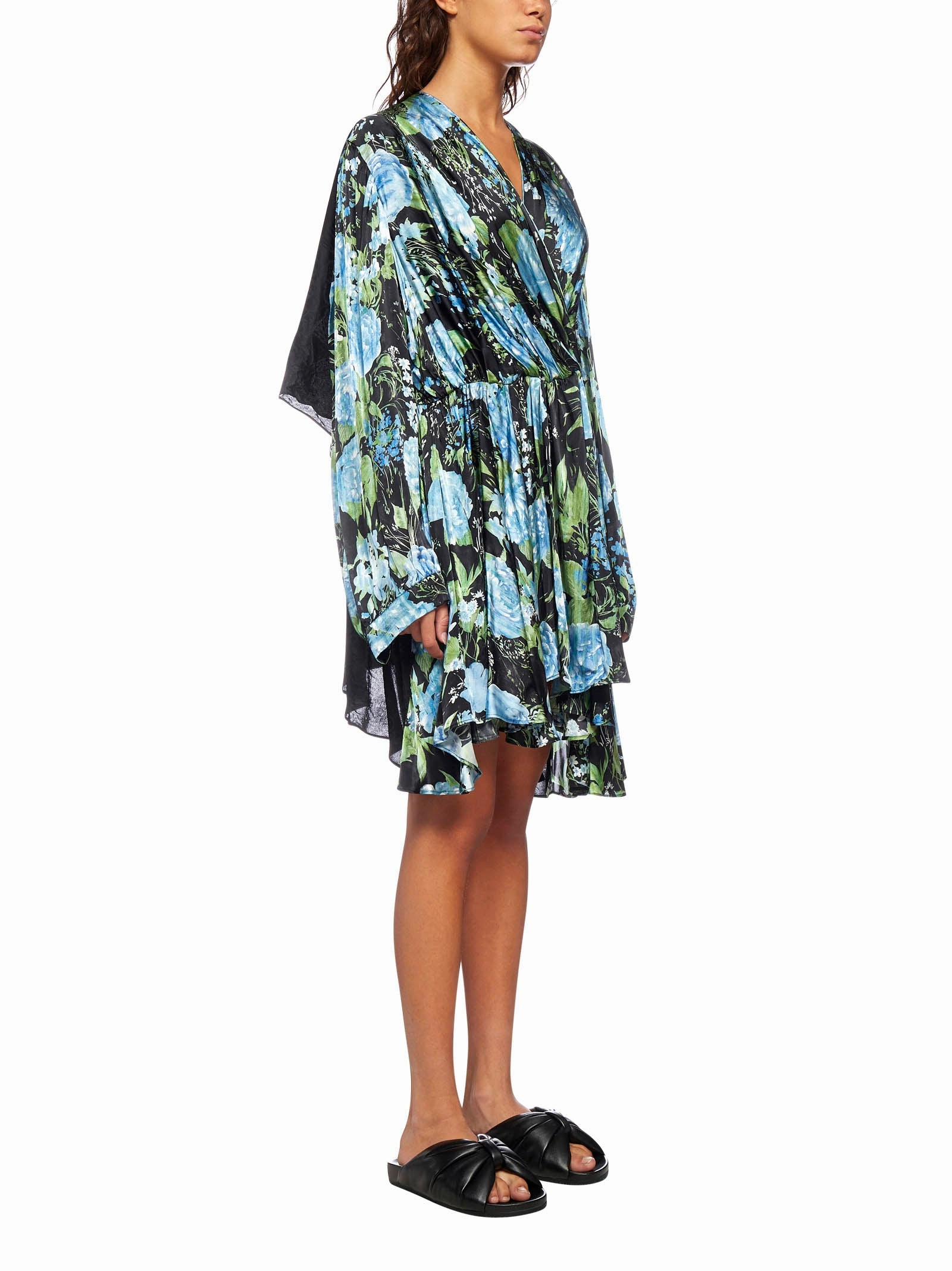 Balenciaga Floral Printed Dress
