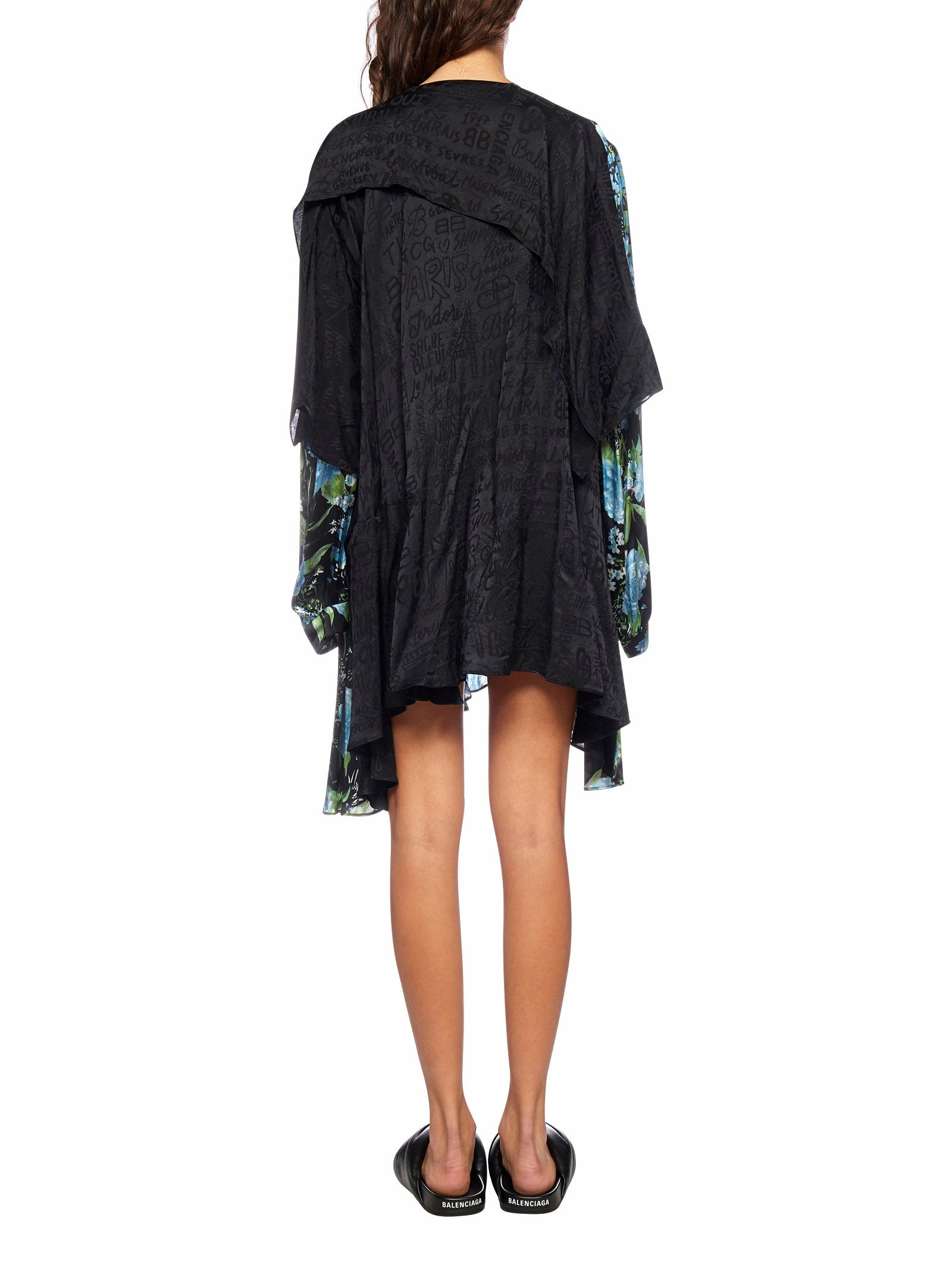 Balenciaga Floral Printed Dress