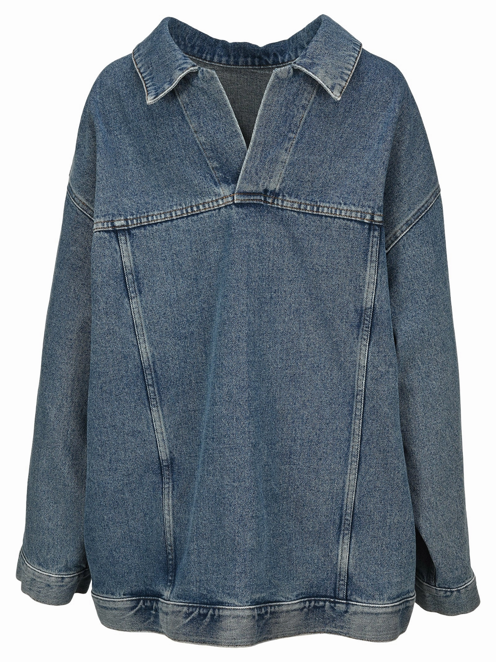 Balenciaga Oversized Denim Pullover