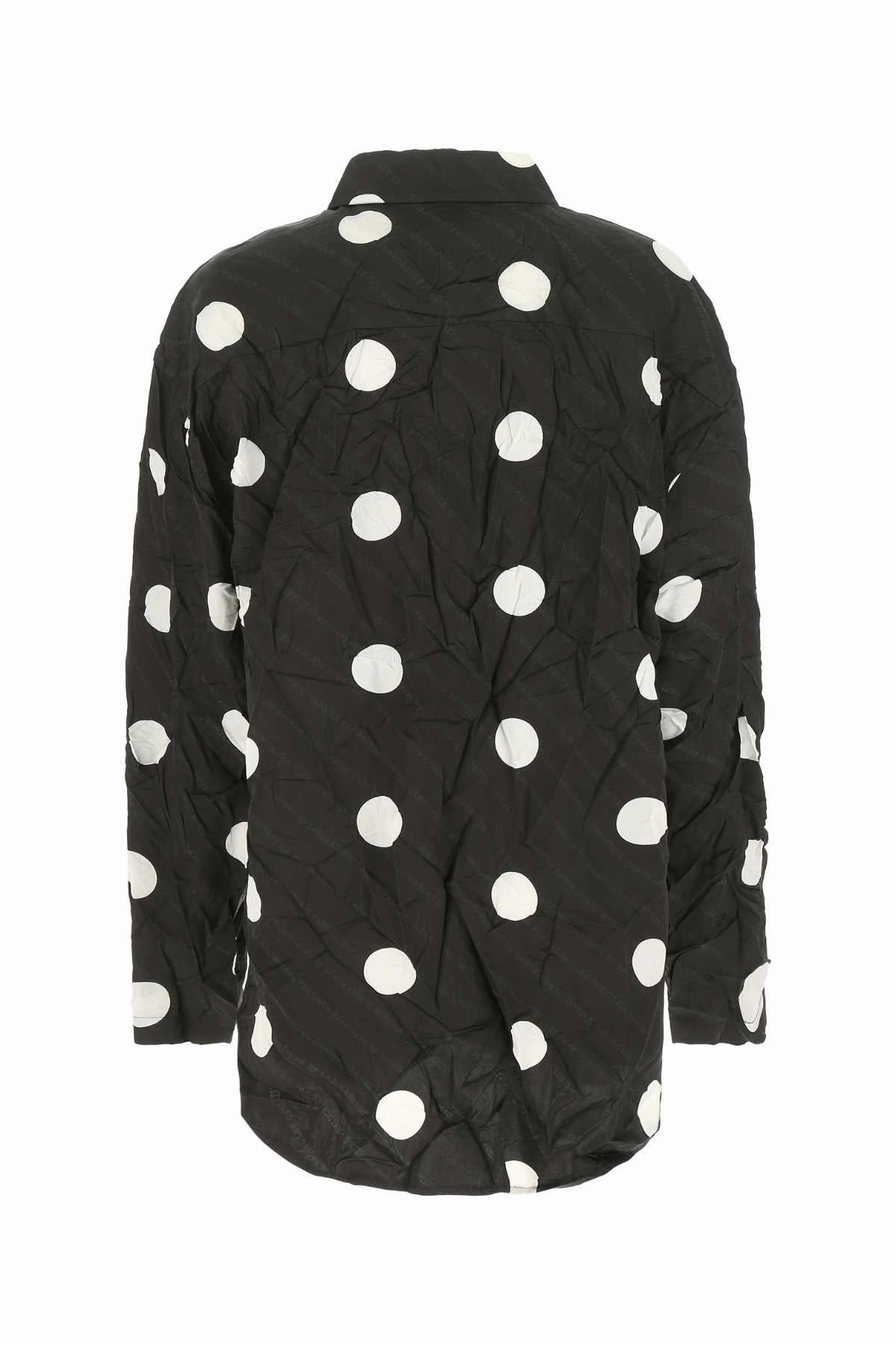 Balenciaga Polka Dot Button-Down Shirt