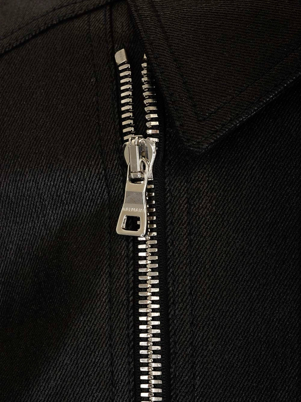 Balmain Biker Denim Jacket