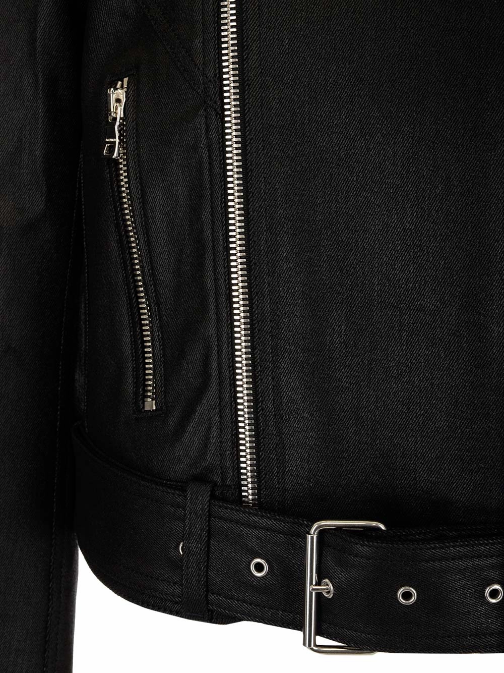 Balmain Biker Denim Jacket